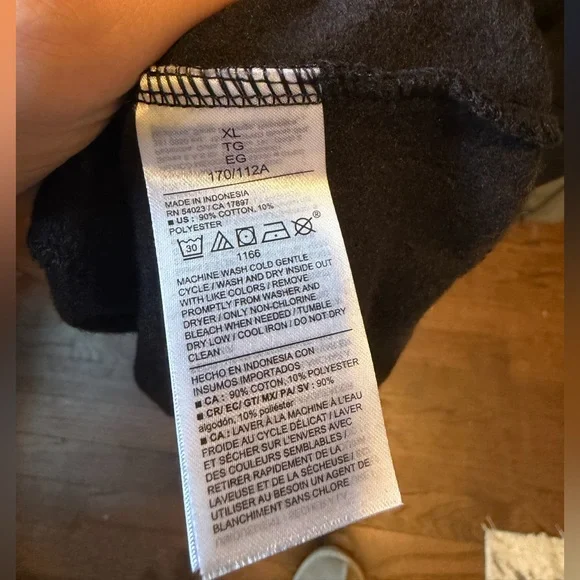 Old Navy So Comfy Women's Black Sweatshirt Size XL - Picture 3 of 4